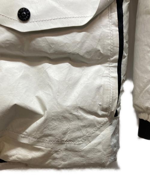 STONE ISLAND（ストーンアイランド）STONE ISLAND (ストーンアイランド) Featherweight Leather Down Jacket ホワイト サイズ:不明の古着・服飾アイテム