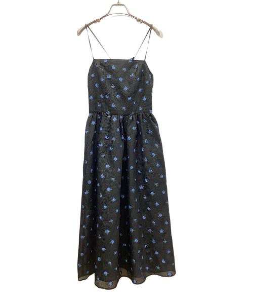 Snidel（スナイデル）Snidel (スナイデル) ジャガードキャミワンピース ネイビー 未使用品の古着・服飾アイテム