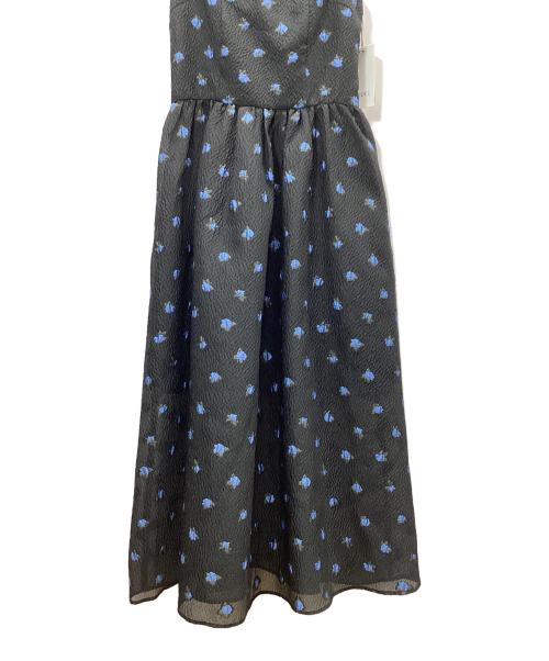 Snidel（スナイデル）Snidel (スナイデル) ジャガードキャミワンピース ネイビー 未使用品の古着・服飾アイテム