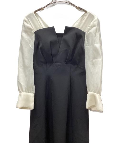 Snidel（スナイデル）Snidel (スナイデル) シアースリーブワンピース ブラック 未使用品の古着・服飾アイテム