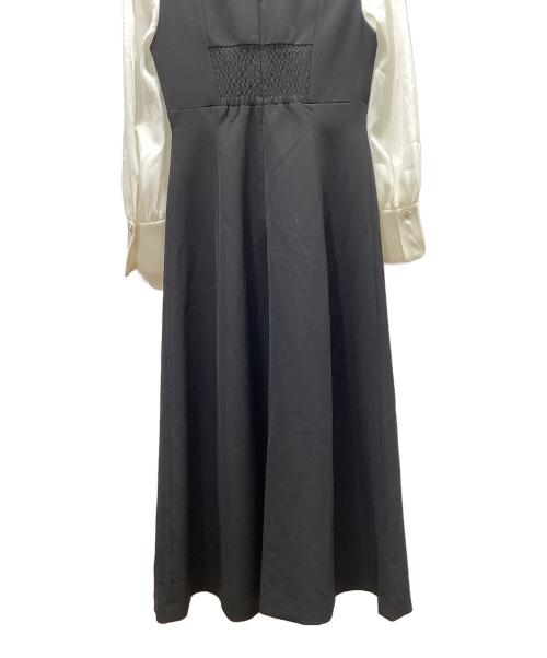 Snidel（スナイデル）Snidel (スナイデル) シアースリーブワンピース ブラック 未使用品の古着・服飾アイテム