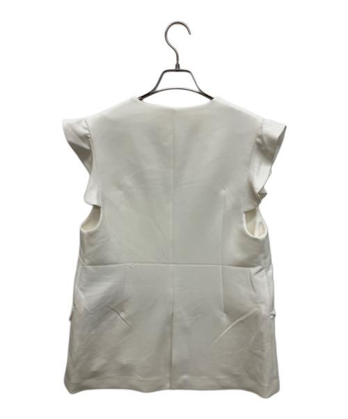 CELFORD（セルフォード）CELFORD (セルフォード) フリルスリーブジレ ホワイト サイズ:FREE 未使用品の古着・服飾アイテム