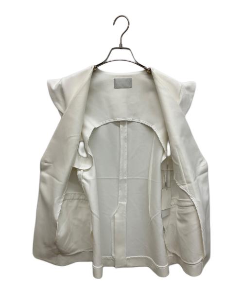 CELFORD（セルフォード）CELFORD (セルフォード) フリルスリーブジレ ホワイト サイズ:FREE 未使用品の古着・服飾アイテム