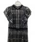FRAY ID (フレイ アイディー) シークインチェックドレス ブラック サイズ:S：8000円