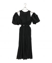 Estella.K（エステラケー）の古着「Rosie Cutout Long Dress」｜ブラック