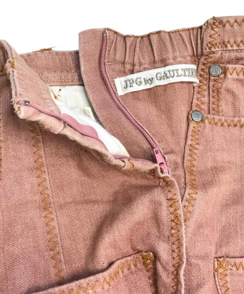 JPG（ジャンポールゴルチエ）JPG (ジャンポールゴルチエ) デニムスカート ピンク サイズ:40の古着・服飾アイテム