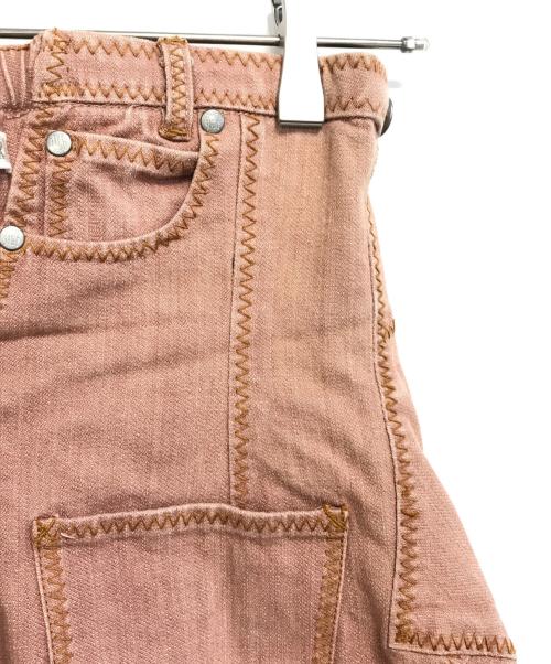 JPG（ジャンポールゴルチエ）JPG (ジャンポールゴルチエ) デニムスカート ピンク サイズ:40の古着・服飾アイテム