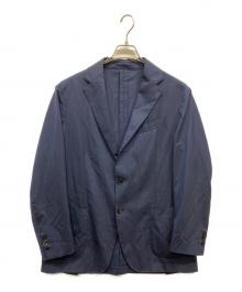 LARDINI（ラルディーニ）の古着「EASY WEAR パッカブル段返り3Bジャケット」｜ネイビー