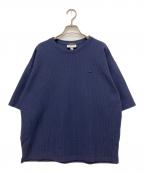 LACOSTE×BEAUTY&YOUTHラコステ×ビューティーアンドユース）の古着「1トーン ショートスリーブTシャツ」｜ネイビー