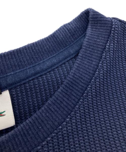 LACOSTE（ラコステ）LACOSTE (ラコステ) BEAUTY&YOUTH (ビューティーアンドユース) 1トーン ショートスリーブTシャツ ネイビー サイズ:Lの古着・服飾アイテム