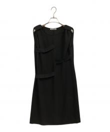 JIL SANDER（ジルサンダー）の古着「ノースリーブワンピース」｜ブラック