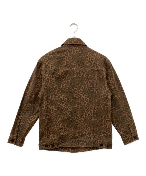 ALEXANDER WANG（アレキサンダー・ワン）ALEXANDER WANG (アレキサンダー・ワン) レオパードデニムジャケット ブラウン サイズ:Sの古着・服飾アイテム