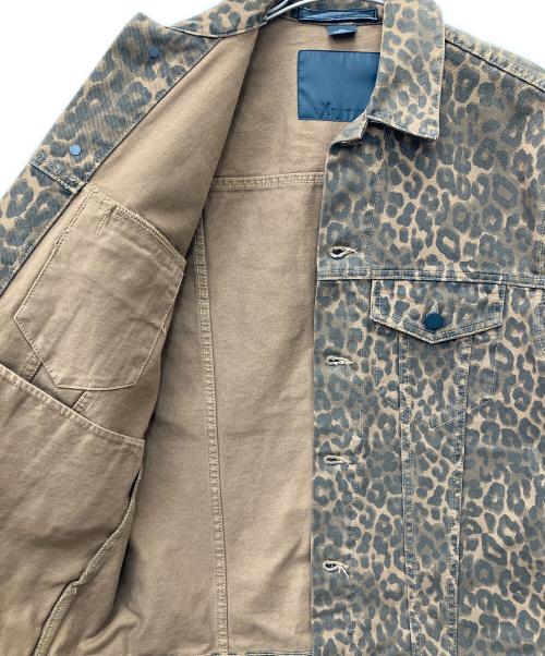 ALEXANDER WANG（アレキサンダー・ワン）ALEXANDER WANG (アレキサンダー・ワン) レオパードデニムジャケット ブラウン サイズ:Sの古着・服飾アイテム