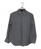 theoryセオリー）の古着「Geo Block GGT BF Shirt」｜ネイビー