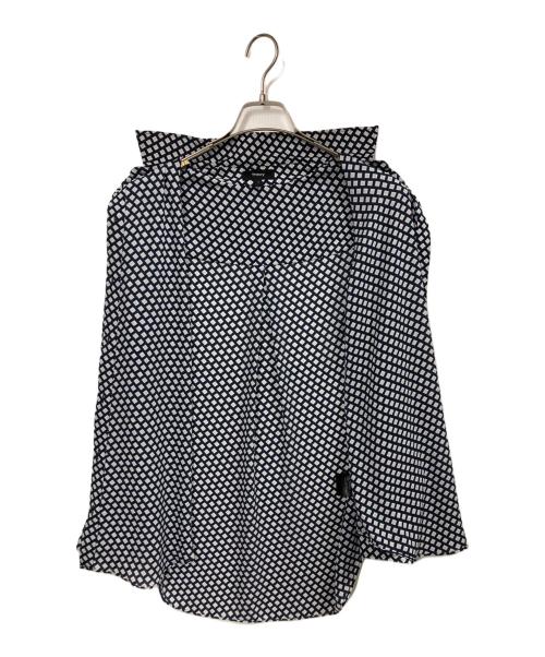 theory（セオリー）theory (セオリー) Geo Block GGT BF Shirt ネイビー サイズ:Pの古着・服飾アイテム