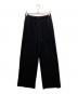 theory（セオリー）の古着「Double Knit LT N Drawstring Plon　ワイドパンツ」｜ブラック