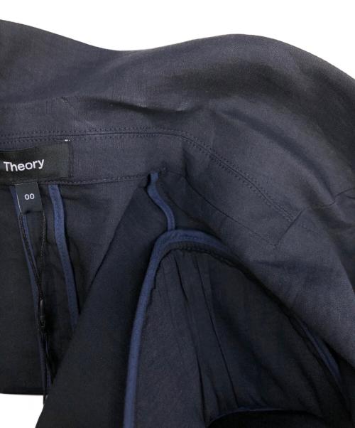 theory（セオリー）theory (セオリー) Good Crunch Wash Straight Blazer J ネイビー サイズ:00 未使用品の古着・服飾アイテム