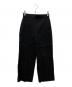 theory（セオリー）の古着「Good Crunch Wash Straight Pull On Pant　スラックス　リネン混パンツ」｜ブラック