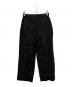 theory (セオリー) Good Crunch Wash Straight Pull On Pant　スラックス　リネン混パンツ ブラック サイズ:00 未使用品：9000円
