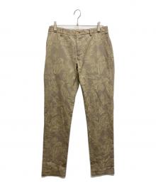 ETRO（エトロ）の古着「ボタニカルプリント テーパードパンツ」｜ベージュ