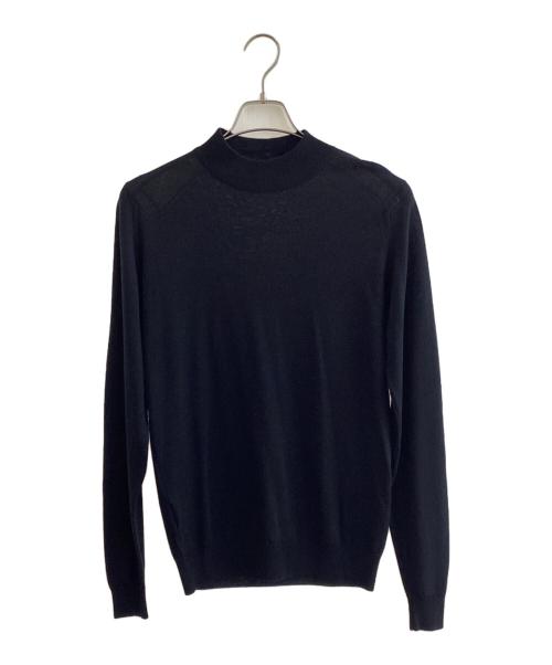 JOHN SMEDLEY（ジョンスメドレー）JOHN SMEDLEY (ジョンスメドレー) モックネックニット ブラック サイズ:Ｍの古着・服飾アイテム