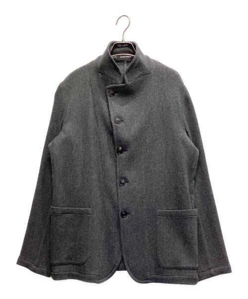 EMPORIO ARMANI（エンポリオ アルマーニ）EMPORIO ARMANI (エンポリオ アルマーニ) スタンドカラージャケット グレー サイズ:50の古着・服飾アイテム