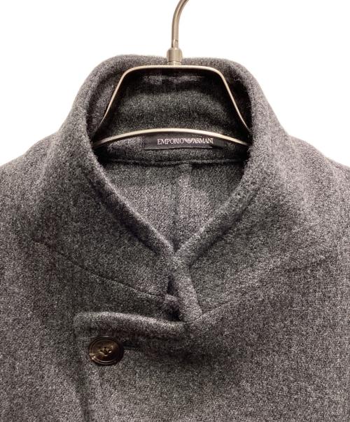EMPORIO ARMANI（エンポリオ アルマーニ）EMPORIO ARMANI (エンポリオ アルマーニ) スタンドカラージャケット グレー サイズ:50の古着・服飾アイテム