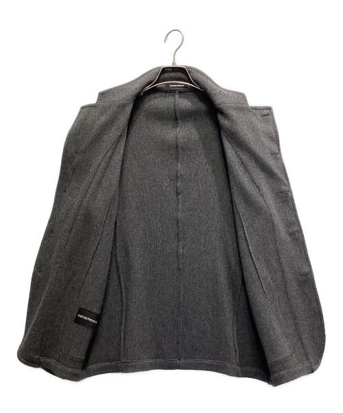 EMPORIO ARMANI（エンポリオ アルマーニ）EMPORIO ARMANI (エンポリオ アルマーニ) スタンドカラージャケット グレー サイズ:50の古着・服飾アイテム