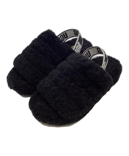 UGG（アグ）UGG (アグ) Fluff Yeah Slide（フラッフ イヤー スライド）サンダル ブラック サイズ:23の古着・服飾アイテム