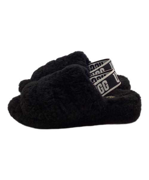 UGG（アグ）UGG (アグ) Fluff Yeah Slide（フラッフ イヤー スライド）サンダル ブラック サイズ:23の古着・服飾アイテム