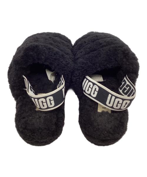 UGG（アグ）UGG (アグ) Fluff Yeah Slide（フラッフ イヤー スライド）サンダル ブラック サイズ:23の古着・服飾アイテム