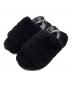 UGG（アグ）の古着「Fluff Yeah Slide（フラッフ イヤー スライド）サンダル」｜ブラック