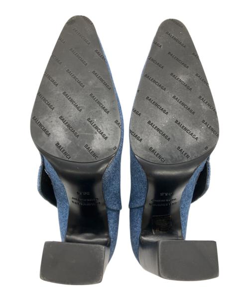 BALENCIAGA（バレンシアガ）BALENCIAGA (バレンシアガ) デニムブーツ インディゴ サイズ:36 1/2の古着・服飾アイテム