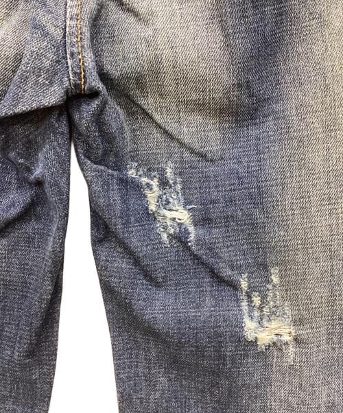 DOLCE & GABBANA（ドルチェ＆ガッバーナ）DOLCE & GABBANA (ドルチェ＆ガッバーナ) ダメージ加工デニムパンツ ブルー サイズ:36の古着・服飾アイテム