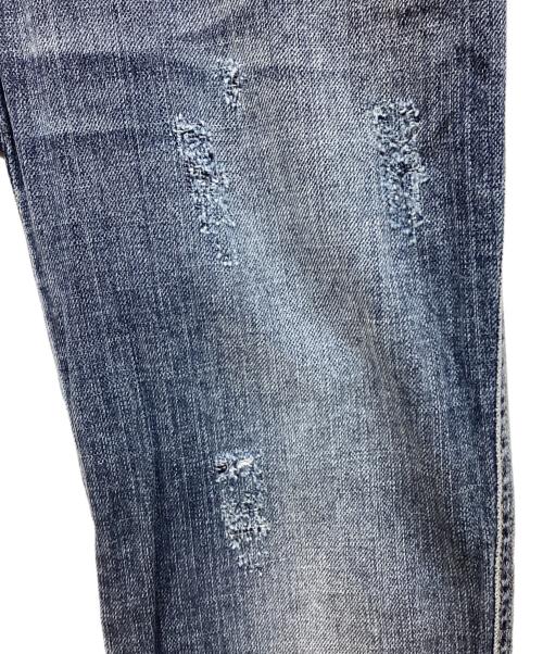 DOLCE & GABBANA（ドルチェ＆ガッバーナ）DOLCE & GABBANA (ドルチェ＆ガッバーナ) ダメージ加工デニムパンツ ブルー サイズ:36の古着・服飾アイテム