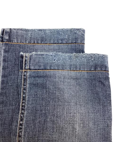 DOLCE & GABBANA（ドルチェ＆ガッバーナ）DOLCE & GABBANA (ドルチェ＆ガッバーナ) ダメージ加工デニムパンツ ブルー サイズ:36の古着・服飾アイテム