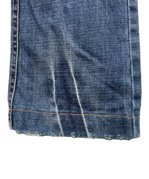 DOLCE & GABBANA（ドルチェ＆ガッバーナ）DOLCE & GABBANA (ドルチェ＆ガッバーナ) ダメージ加工フレアデニム ブルー サイズ:36の古着・服飾アイテム