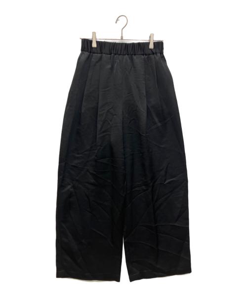 journal standard L'essage（ジャーナルスタンダード レサージュ）journal standard L'essage (ジャーナルスタンダード レサージュ) サテンワイドイージーパンツ ブラック サイズ:FREE 未使用品の古着・服飾アイテム