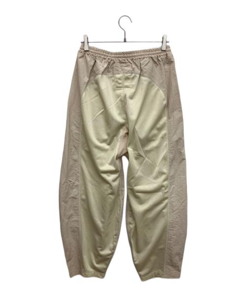 etsinta（エシンタ）etsinta (エシンタ) リメイクジャージカーブパンツ イージーナイロンパンツ ベージュ サイズ:FREEの古着・服飾アイテム