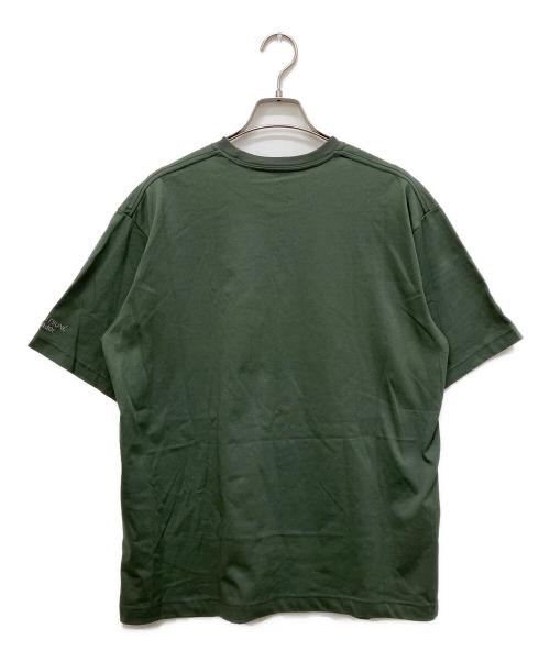 maison kitsune（メゾンキツネ）maison kitsune (メゾンキツネ) プリントTシャツ カーキ サイズ:2の古着・服飾アイテム