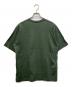 maison kitsune (メゾンキツネ) プリントTシャツ カーキ サイズ:2：8000円