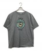 maison kitsuneメゾンキツネ）の古着「City Coins Comfort T-shirt」｜グレー