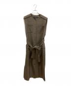 allurevilleアルアバイル）の古着「メランジミニヘリンボンジレワンピース」｜ブラウン