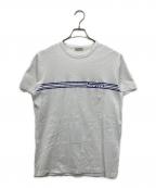 MONCLERモンクレール）の古着「ロゴプリントTシャツ」｜ホワイト