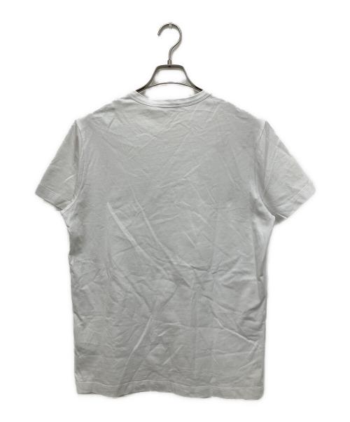 MONCLER（モンクレール）MONCLER (モンクレール) ロゴプリントTシャツ ホワイト サイズ:Lの古着・服飾アイテム