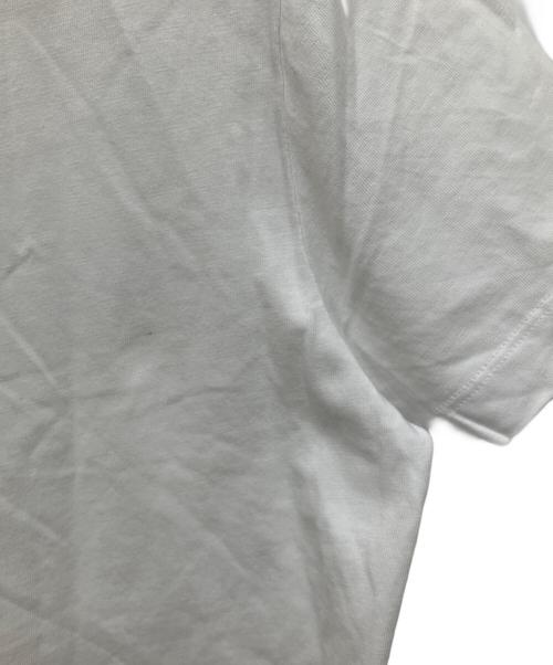 MONCLER（モンクレール）MONCLER (モンクレール) ロゴプリントTシャツ ホワイト サイズ:Lの古着・服飾アイテム