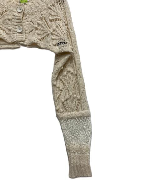 ODAKHA（オダカ）ODAKHA (オダカ) mini cardigan/ミニカーディガン ベージュ サイズ:2 未使用品の古着・服飾アイテム