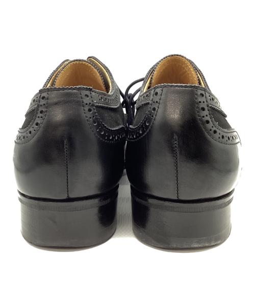 三陽山長（サンヨウヤマチョウ）三陽山長 (サンヨウヤマチョウ) ドレスシューズ　竜之介 ブラック サイズ:7　1/2の古着・服飾アイテム