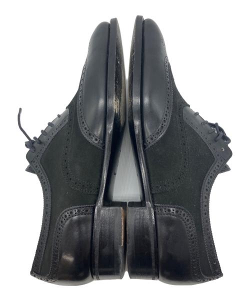 三陽山長（サンヨウヤマチョウ）三陽山長 (サンヨウヤマチョウ) ドレスシューズ　竜之介 ブラック サイズ:7　1/2の古着・服飾アイテム