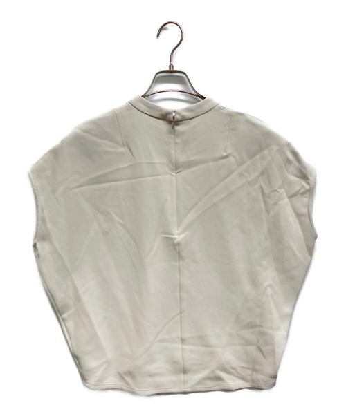 SOEJU（ソージュ）SOEJU (ソージュ) スタンドカラーコクーンブラウス グレー サイズ:Mの古着・服飾アイテム